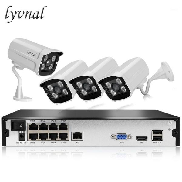 lyvnal h.265/264 security ip camera 1080p poe kit surveillance 4ch poe system uhd 8ch nvr plug and play p2p onvif1 
lyvnal h.265/264 security ip camera 1080p poe kit surveillance 4ch poe system uhd 8ch nvr plug and play p2p onvif1