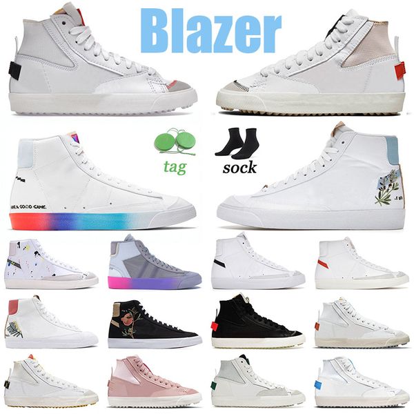 fashion blazer mid womens mens university blue designer shoes white sail pink oxford trainers 77 vintage sneakers dark russet indigo catechu, Black
fashion blazer mid womens mens university blue designer shoes white sail pink oxford trainers 77 vintage sneakers dark russet indigo catechu, Black