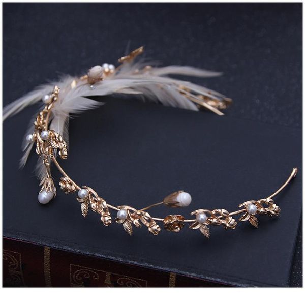 baroque vintage gold crystal tiaras crowns feather pearl flower headb rhinestone headpiece women bride wedding hair acc qylrws
baroque vintage gold crystal tiaras crowns feather pearl flower headb rhinestone headpiece women bride wedding hair acc qylrws