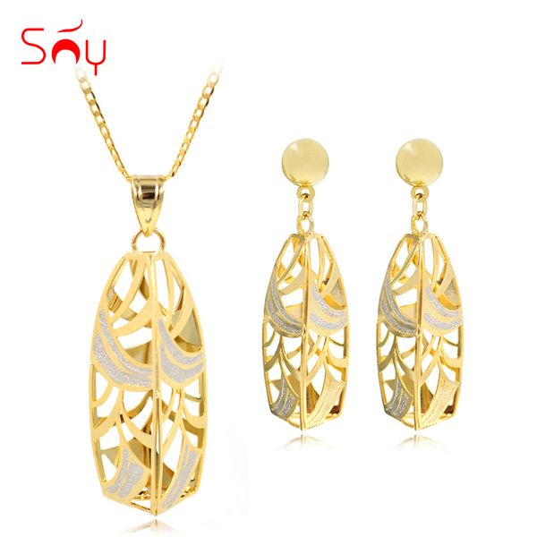 sunny jewelry fashion jewelry 2020 big earrings pendant necklace bridal set for women hollow out triangle for party gift, Silver
sunny jewelry fashion jewelry 2020 big earrings pendant necklace bridal set for women hollow out triangle for party gift, Silver