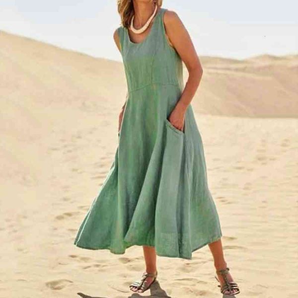 dresses ladies elegent womens casual solid cotton linen a-line dress sleeveless pocket loose dress casual daily streetwear, Black;gray
dresses ladies elegent womens casual solid cotton linen a-line dress sleeveless pocket loose dress casual daily streetwear, Black;gray