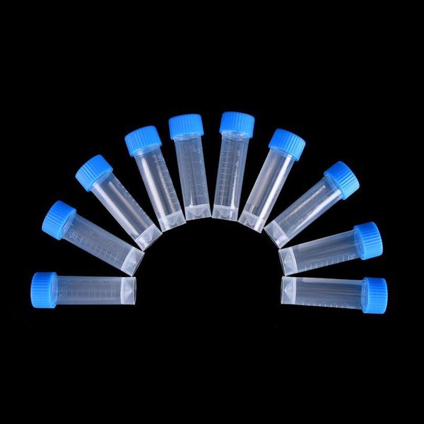 10 pcs 5ml chemistry test tubes plastic sample bottle seal vials with caps container for chemistry lab bbyelj
10 pcs 5ml chemistry test tubes plastic sample bottle seal vials with caps container for chemistry lab bbyelj