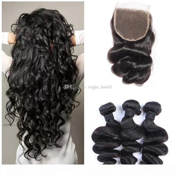 4pcs lot peruvian virgin hair loose wave with closure peruvian loose deep wave closures and 3 bundles peruvian virgin human hair weaves, Black;brown
4pcs lot peruvian virgin hair loose wave with closure peruvian loose deep wave closures and 3 bundles peruvian virgin human hair weaves, Black;brown