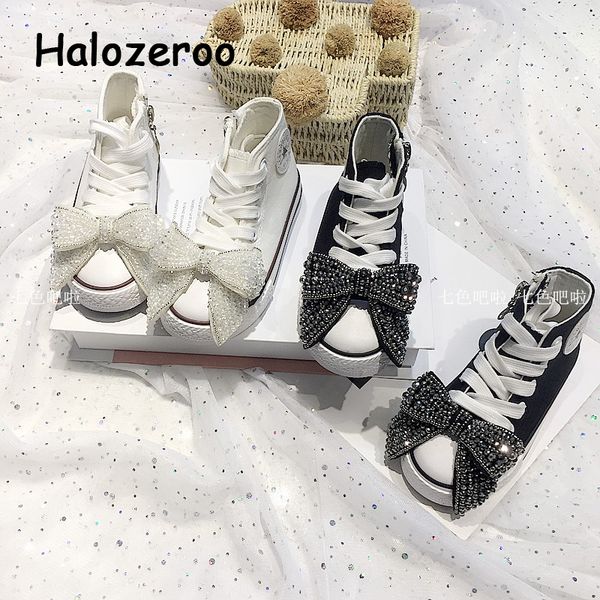 new autumn kids casual sneakers baby girls bow canvas shoes children rhinestone sneakers toddler brand high sneakers trainers 201008, Black
new autumn kids casual sneakers baby girls bow canvas shoes children rhinestone sneakers toddler brand high sneakers trainers 201008, Black