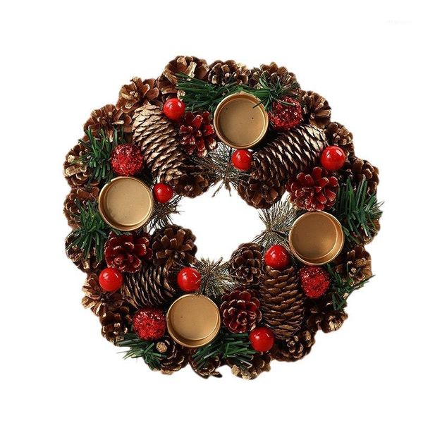 1pcs durable pine cone garland christmas wreath ornament wall door hanging decor1 
1pcs durable pine cone garland christmas wreath ornament wall door hanging decor1
