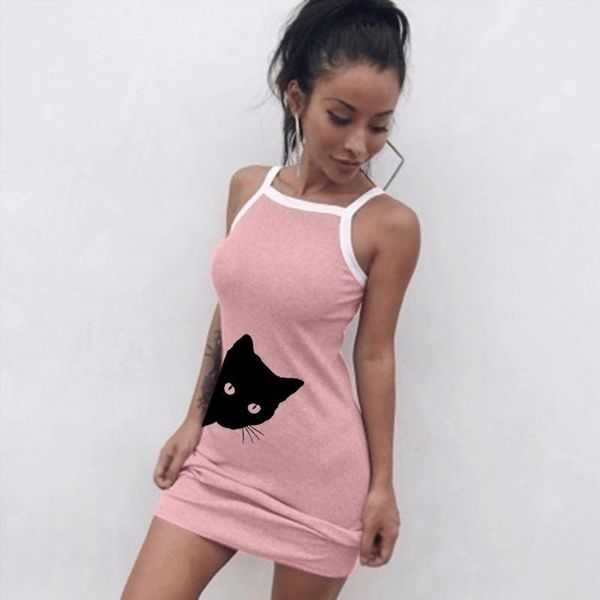 women's sleepwear 2021 nightdress women plus size 2xl nightgowns elastic slim package hip cute print sleepshirts sleeveless nightie, Black;red
women's sleepwear 2021 nightdress women plus size 2xl nightgowns elastic slim package hip cute print sleepshirts sleeveless nightie, Black;red