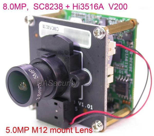 cameras 8.0mp 8mp 4k h.265 ipc 1/2.7" smartsens sc8238 cmos sensor + hi3516a v200 ip cctv camera pcb board module +lan cable m12 lens1 
cameras 8.0mp 8mp 4k h.265 ipc 1/2.7" smartsens sc8238 cmos sensor + hi3516a v200 ip cctv camera pcb board module +lan cable m12 lens1