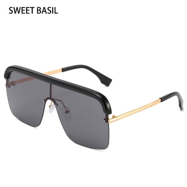 sweet basil 2020 square sunglasses women men retro oversized metal half frame sun glasses female grandient shades oculos uv400, White;black
sweet basil 2020 square sunglasses women men retro oversized metal half frame sun glasses female grandient shades oculos uv400, White;black