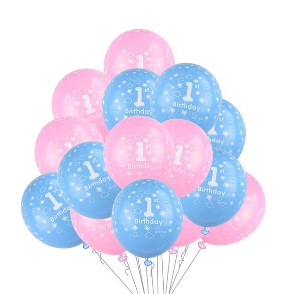 party decoration 10/20pcs 12inch 2.8g pink blue latex balloon 1st birthday balloons for girl boy 1 one year first happy bithday
party decoration 10/20pcs 12inch 2.8g pink blue latex balloon 1st birthday balloons for girl boy 1 one year first happy bithday