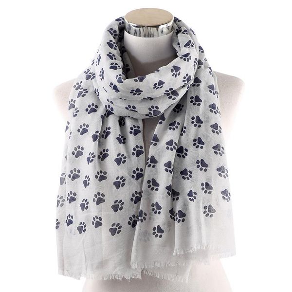 new wholesale spring and autumn new european and american dog footprints printed pattern women's versatile scarf shawl, Blue;gray
new wholesale spring and autumn new european and american dog footprints printed pattern women's versatile scarf shawl, Blue;gray