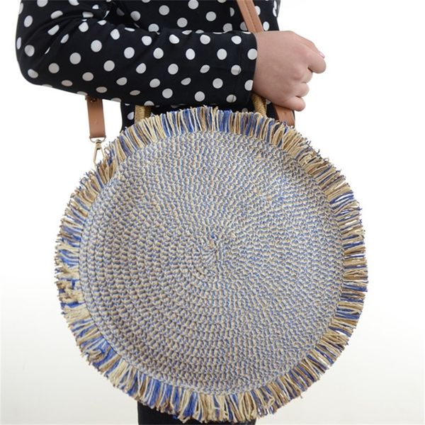 bohemian round women straw woven bag fashion hand-woven rattan shoulder bag big capacity casual tote beach bag
bohemian round women straw woven bag fashion hand-woven rattan shoulder bag big capacity casual tote beach bag