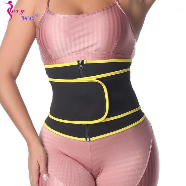 sexywg slimming waist trainer zipper corset women neoprene sauna trimmer cinchers strap sweat body shaper back support belt band1, Black;gray
sexywg slimming waist trainer zipper corset women neoprene sauna trimmer cinchers strap sweat body shaper back support belt band1, Black;gray