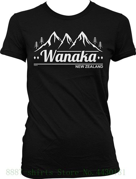 women's tee wanaka , new zealand juniors t shirt kawaii female casual t shirts women tees sport hooded sweatshirt hoodie