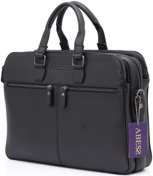 briefcases abess briefcase, genuine leather luxury briefcase1
