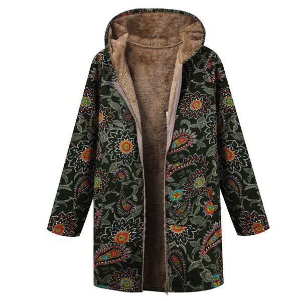 women's jackets autumn winter women hooded sweatshirts coat ethnic print v collar lapel zipper faux fur hoodie pocket outwear, Black;brown
women's jackets autumn winter women hooded sweatshirts coat ethnic print v collar lapel zipper faux fur hoodie pocket outwear, Black;brown