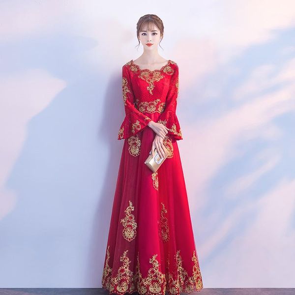 red lace embroidery oriental style dresses chinese bride vintage traditional wedding cheongsam dress long qipao plus size xs-3xl1
red lace embroidery oriental style dresses chinese bride vintage traditional wedding cheongsam dress long qipao plus size xs-3xl1