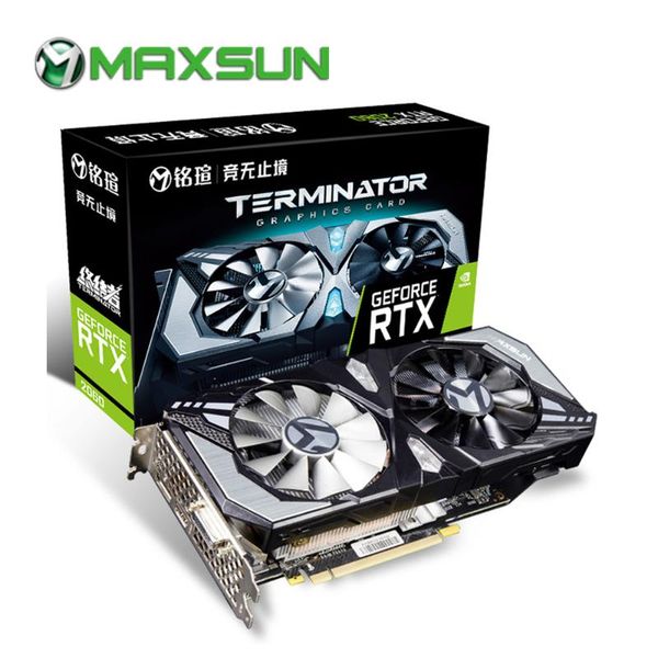 maxsun graphic card rtx 2060 terminator 6g nvidia 14000mhz gddr6 192bit 1365mhz pci express x16 3.0 12nm hdmi dp dvi video card
maxsun graphic card rtx 2060 terminator 6g nvidia 14000mhz gddr6 192bit 1365mhz pci express x16 3.0 12nm hdmi dp dvi video card