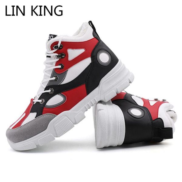 boots lin king men winter warm fur big size cotton shoes lighted luminous footwear sneakers lace up snow male short, Black
boots lin king men winter warm fur big size cotton shoes lighted luminous footwear sneakers lace up snow male short, Black