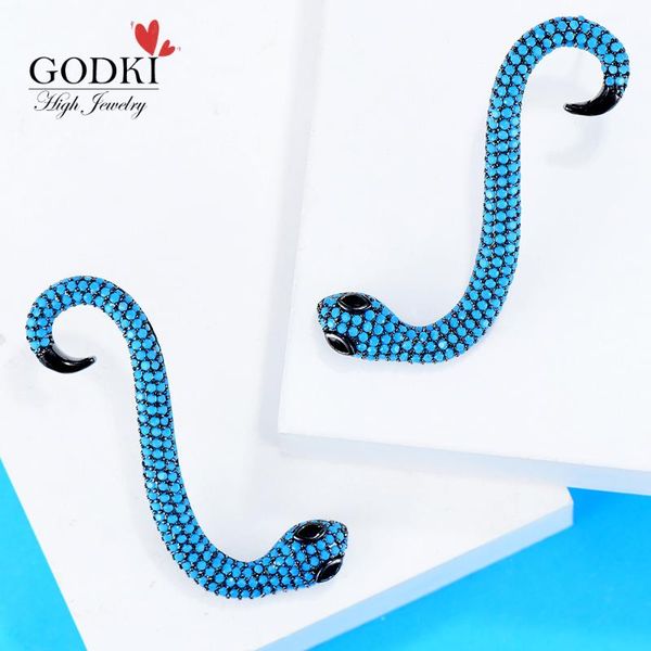 godki luxury snakes cubic zircon bridal wedding imitation pearl long drop earrings for women jewelry boucle d'oreille femme 2021, Silver
godki luxury snakes cubic zircon bridal wedding imitation pearl long drop earrings for women jewelry boucle d'oreille femme 2021, Silver