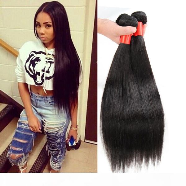 3 4 bundles virgin brazilian indian peruvian malaysian hair weave straight natural color brazilian virgin hair human hair extensions, Black
3 4 bundles virgin brazilian indian peruvian malaysian hair weave straight natural color brazilian virgin hair human hair extensions, Black