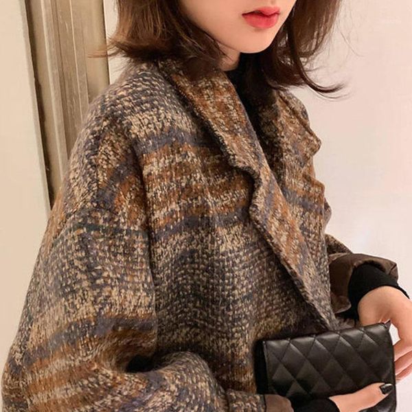 winter korean overcoat women 2020 vintage woolen loose coats female double breasted turn-down collar overcoat1, Black
winter korean overcoat women 2020 vintage woolen loose coats female double breasted turn-down collar overcoat1, Black