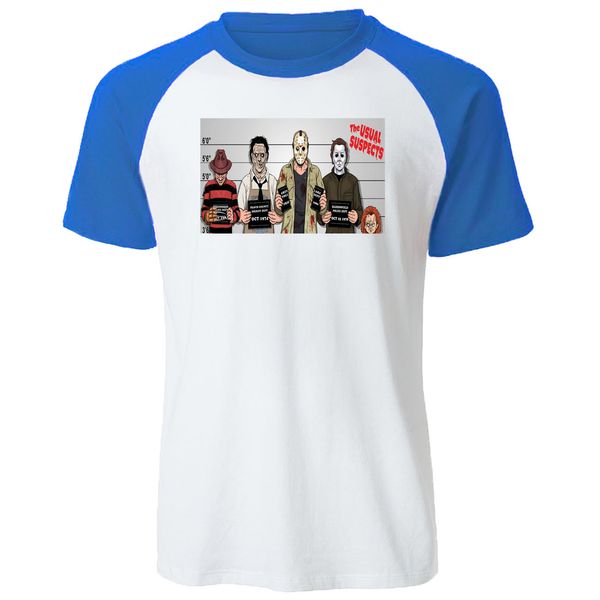 sport the usual suspects t shirt horror movie film leatherface halloween t-shirt men raglan short sleeve o-neck cartoon print tee
sport the usual suspects t shirt horror movie film leatherface halloween t-shirt men raglan short sleeve o-neck cartoon print tee