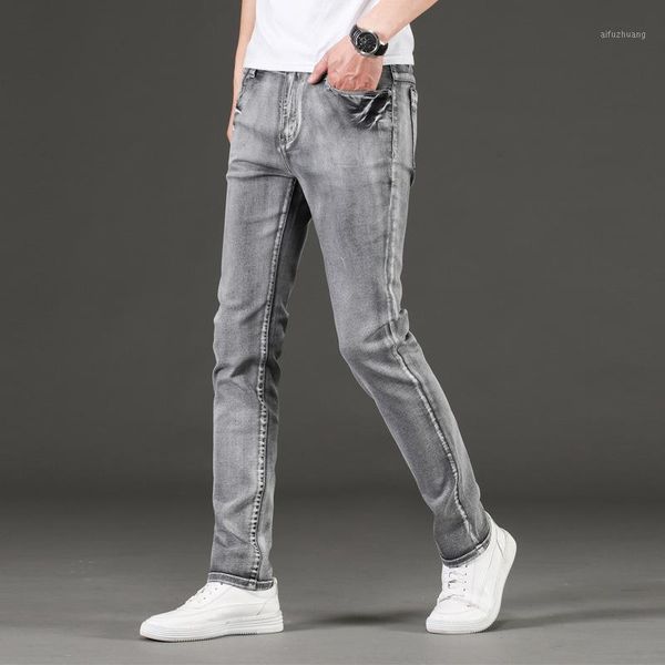 autumn 2019 men's jeans business casual straight grey stretch denim trousers classic men plus size28 -44 461, Blue
autumn 2019 men's jeans business casual straight grey stretch denim trousers classic men plus size28 -44 461, Blue