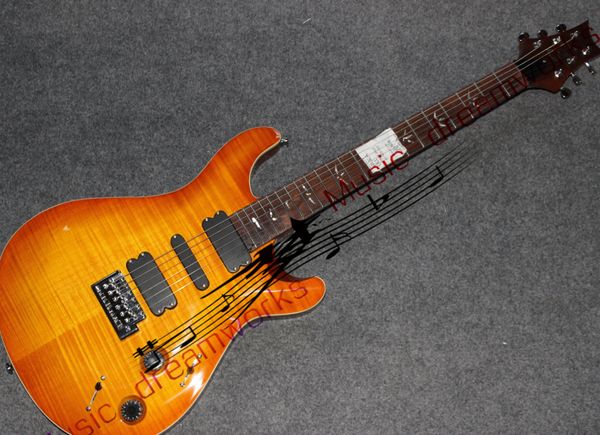 flame maple electric guitar bird inlay handmade tremolo bridge
flame maple electric guitar bird inlay handmade tremolo bridge