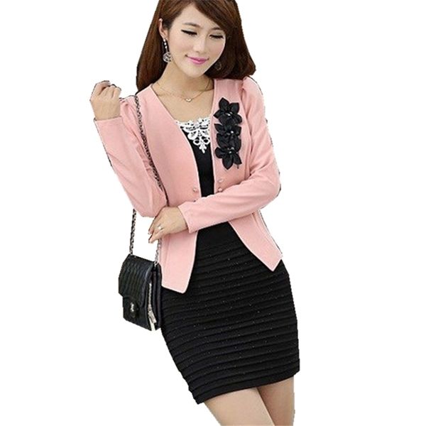 women jacket slim elegant spring autumn outerwear coat plus size women's ladies clothes vestidos female 1014, Black;brown
women jacket slim elegant spring autumn outerwear coat plus size women's ladies clothes vestidos female 1014, Black;brown