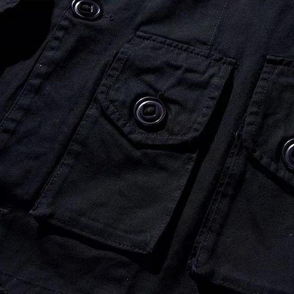 europe and the united states 20 spring new retro jacket made old washed workwear shirt jacket, Black;brown
europe and the united states 20 spring new retro jacket made old washed workwear shirt jacket, Black;brown