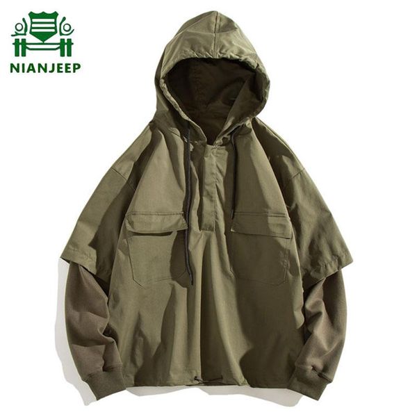 hip hop fake two pieces hoodies men spring autumn oversized streetwear mens sweatshirts harajuku casual hooded pullover men, Black
hip hop fake two pieces hoodies men spring autumn oversized streetwear mens sweatshirts harajuku casual hooded pullover men, Black