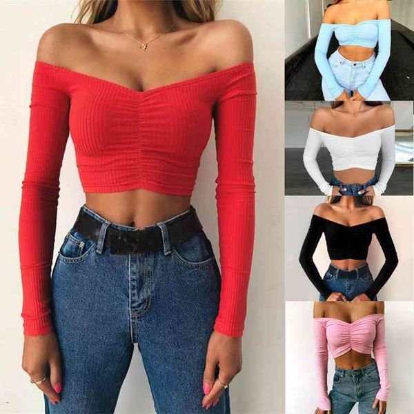 deep v neck cross crop blouses women long sleeve off shoulder shirts blouse summer autumn female, White
deep v neck cross crop blouses women long sleeve off shoulder shirts blouse summer autumn female, White