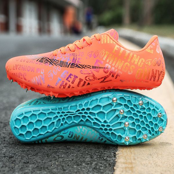 men's sprint running shoes spikes professional athletic marathon track and field sneaker for men women, Black
men's sprint running shoes spikes professional athletic marathon track and field sneaker for men women, Black