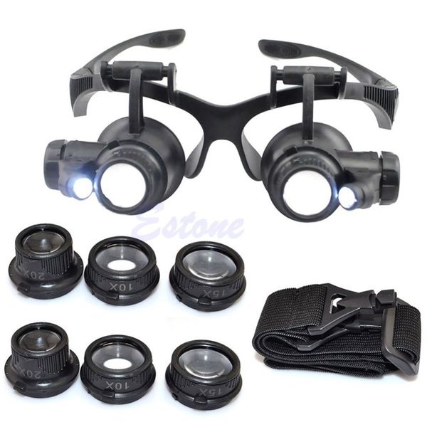 10x 15x 20x 25x led double eye jeweler repair watch magnifier loupe glasses lens t200521
10x 15x 20x 25x led double eye jeweler repair watch magnifier loupe glasses lens t200521
