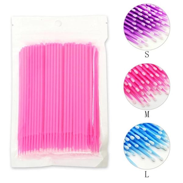 makeup brushes 100pcs/packs disposable microbrush eyelashes extension individual lash removing swab micro brush for eyelash tools
makeup brushes 100pcs/packs disposable microbrush eyelashes extension individual lash removing swab micro brush for eyelash tools