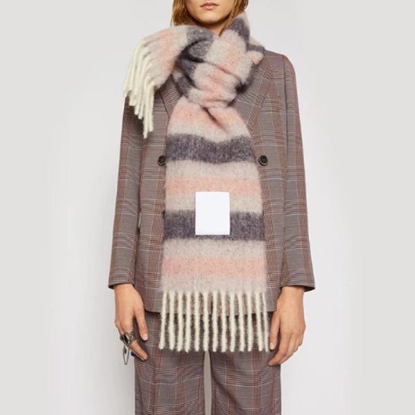 women winter long scarf contrast colored stripes printed fringe tassels shawl wrap thicken neck warmer blanket 250x35cm, Blue;gray
women winter long scarf contrast colored stripes printed fringe tassels shawl wrap thicken neck warmer blanket 250x35cm, Blue;gray