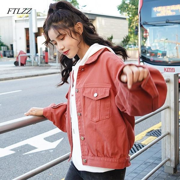 ftlzz denim jacket spring autumn women basic short jeans coats turn-down collar single breasted bomber cowboy outwear clothing1, Black;brown
ftlzz denim jacket spring autumn women basic short jeans coats turn-down collar single breasted bomber cowboy outwear clothing1, Black;brown