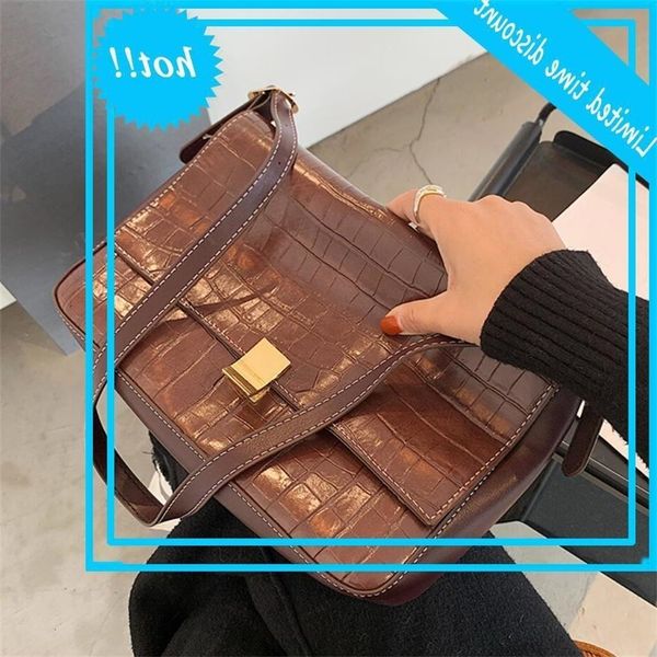 crocodile pattern square axle 2021 new quality pu learn women designer handbag high capacity shoulder bag crossbody task
crocodile pattern square axle 2021 new quality pu learn women designer handbag high capacity shoulder bag crossbody task