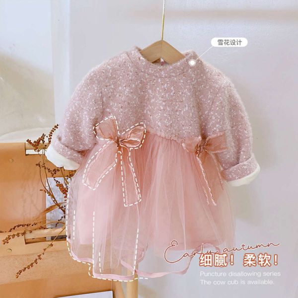 plush bow girls' knitted sweater drs 2020 winter yarn girl's splicing princs skirt cq001, Red;yellow
plush bow girls' knitted sweater drs 2020 winter yarn girl's splicing princs skirt cq001, Red;yellow