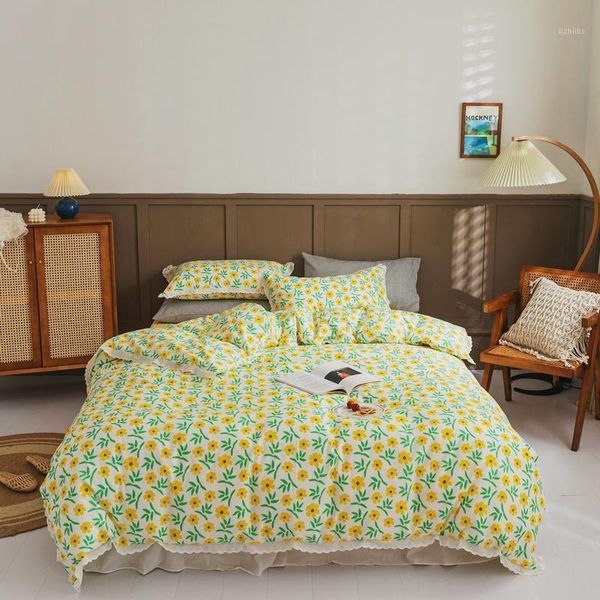 spring floral print duvet cover 4pcs full/ green 100%cotton soft blossom reversible girls bedding set bed sheet set1
spring floral print duvet cover 4pcs full/ green 100%cotton soft blossom reversible girls bedding set bed sheet set1