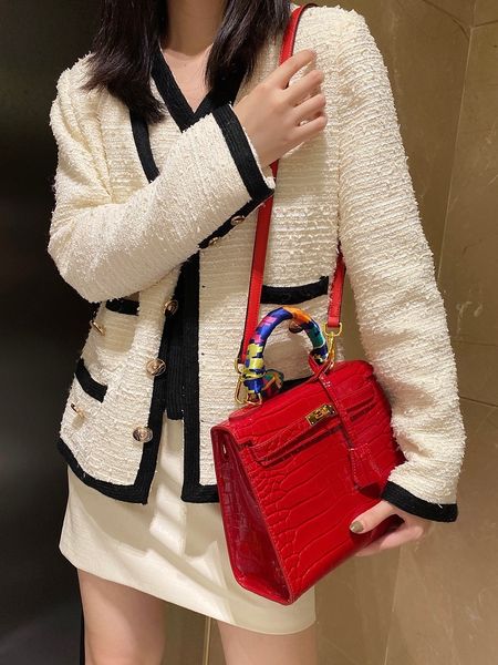 kangkang kka 2020 new trendy womens bags second-generation kelly bag birkin bag red wedding bag crocodile pattern patent leather genuine lea
kangkang kka 2020 new trendy womens bags second-generation kelly bag birkin bag red wedding bag crocodile pattern patent leather genuine lea
