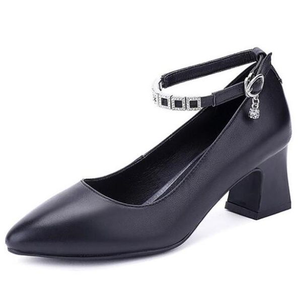 famous 2020 new spring cowhide rhinestone leather shoes elegant comfort pointed shoes fashion popular women high heel, Black
famous 2020 new spring cowhide rhinestone leather shoes elegant comfort pointed shoes fashion popular women high heel, Black