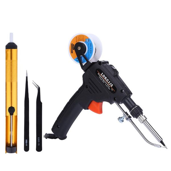 110v/220v 60w solder soldering gun ferro de solda hand-held automatically send tin gun solder iron welding tools
110v/220v 60w solder soldering gun ferro de solda hand-held automatically send tin gun solder iron welding tools