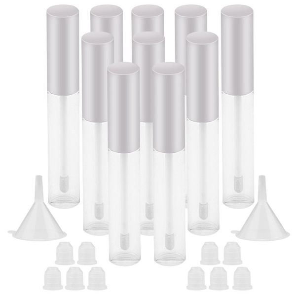 storage bottles & jars 10pcs 10ml empty lip gloss containers tube silver lid brush tip applicator wand funnel rubber diy tubes
storage bottles & jars 10pcs 10ml empty lip gloss containers tube silver lid brush tip applicator wand funnel rubber diy tubes