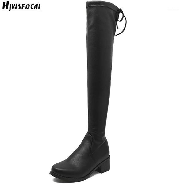 boots hjwsfdcai leather stretch women over the knee bowknots decor round toe punk style ladies chunky heel mujer shoe1, Black
boots hjwsfdcai leather stretch women over the knee bowknots decor round toe punk style ladies chunky heel mujer shoe1, Black