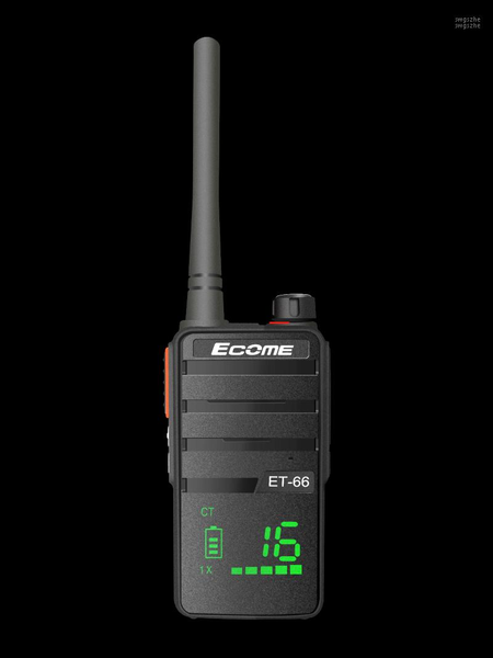 mini walkie talkie 10km for kid hiking with led screen etmy et661