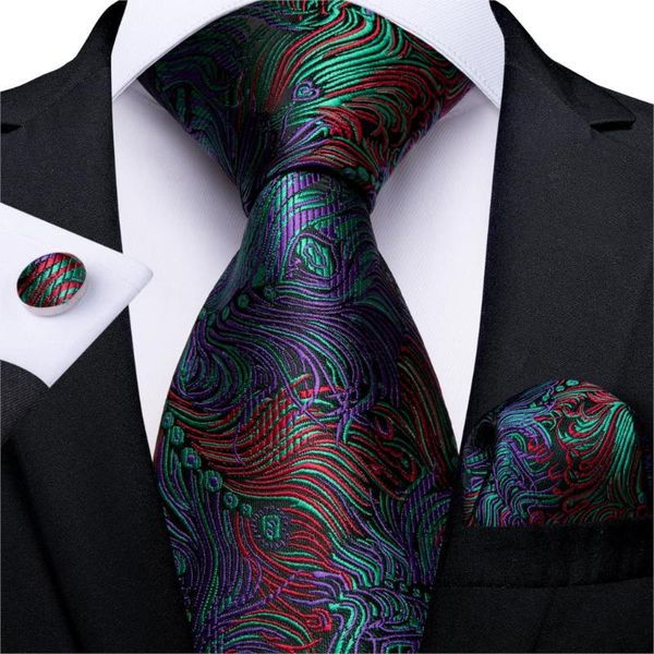 gift men tie red green purple novelty silk wedding tie for men dibangu designer hanky cufflinks set business mj-7302, Black;gray
gift men tie red green purple novelty silk wedding tie for men dibangu designer hanky cufflinks set business mj-7302, Black;gray