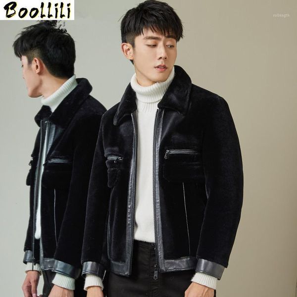boollili winter jacket men real fur coat sheep shearing men's leather jacket short overcoat luxury coat men1, Black
boollili winter jacket men real fur coat sheep shearing men's leather jacket short overcoat luxury coat men1, Black