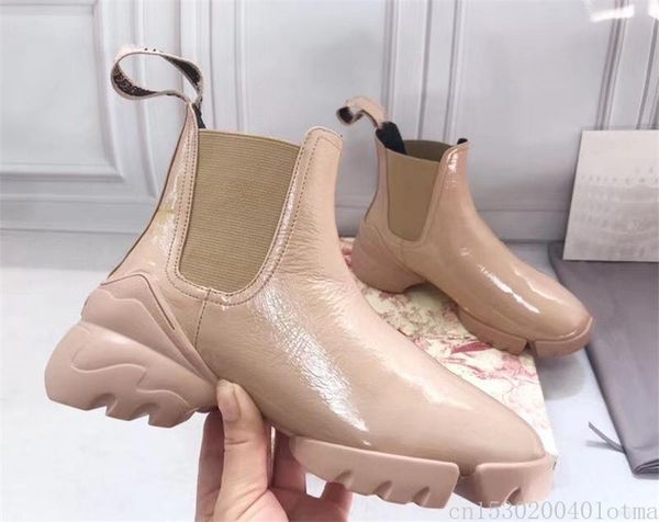 patent leather slip on women ankle boots fashion patchwork platform wedges women short boots autumn winter chesale, Black
patent leather slip on women ankle boots fashion patchwork platform wedges women short boots autumn winter chesale, Black