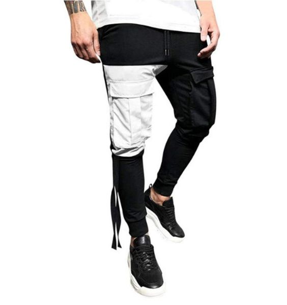 men's pants 2021 casual sports color matching multi-pocket trousers streetwear joggers hip hop, Black
men's pants 2021 casual sports color matching multi-pocket trousers streetwear joggers hip hop, Black